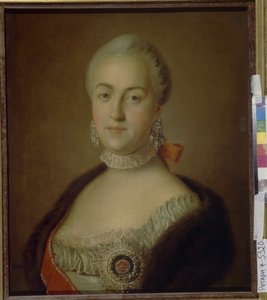 Portret van Groothertogin Yekaterina Alexeyevna, 1761