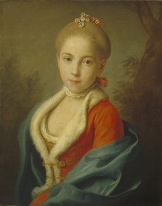 Portret van Prinses Catherine van Holstein-Beck, 1760-1762 door Pietro Antonio Rotari