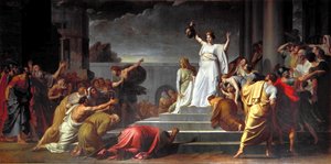 Judith houdt het hoofd van Holofernes vast