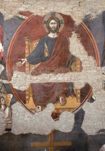 Het Laatste Oordeel: Christus triomfeert (detail) door Pietro Cavallini