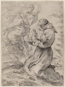 Sint Franciscus met het Christuskind