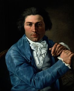 Portret van de architect Giuseppe Valadier, ca. 1795 door Pietro Labruzzi