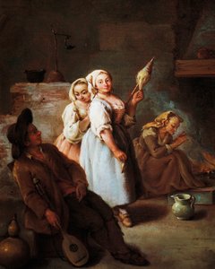 Spinners door Pietro Longhi