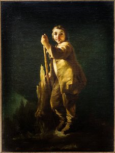 Staande herder, ca. 1740 (Olieverf op doek) door Pietro Longhi