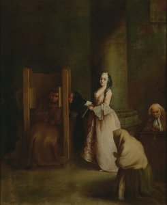 De Biecht, 1750s door Pietro Longhi