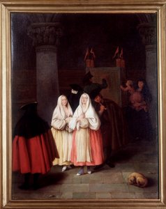 De cosmorama, tentoonstelling van perspectiefbeelden door Pietro Longhi