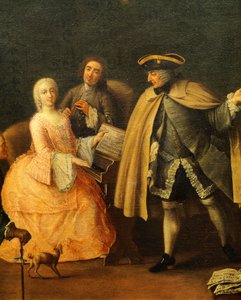 De muziekleraar door Pietro Longhi
