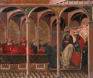 Honorius III keurt Karmelietenregel goed (detail)