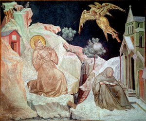 Sint Franciscus van Assisi ontvangt de stigmata