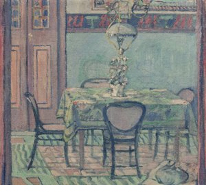 Interieur, 1918 door Pietro Marussig