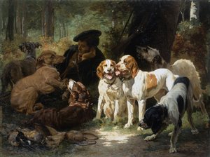 Na de jacht door Pietro Morgari