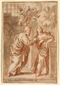 Tekening, Sint Pieter en Sint Agatha, 1603-47