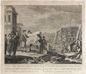 Peter de Grote sticht Sint-Petersburg