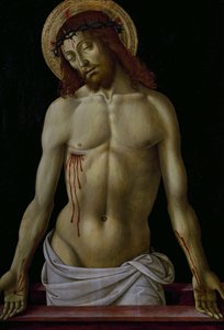 Christus in Pieta door Pietro Perugino
