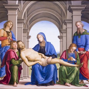 Pietà door Pietro Perugino