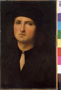 Portret van een jonge man door Pietro Perugino