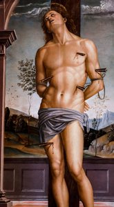 Sint Sebastiaan na 1490 door Pietro Perugino