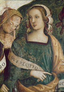 De Perzische Sibylle (detail)