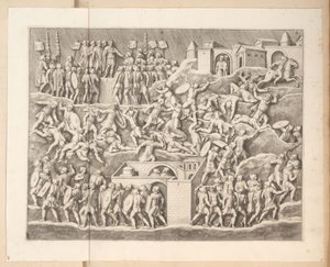 Reliëfs op de Boog van Septimius Severus te Rome door Pietro Sante Bartoli