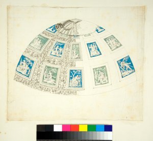 Gewelf van de Villa Madama
