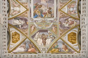 Gewelf met fresco