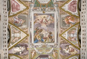 Gewelf met fresco