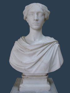 Portretbuste van Gravin Tatyana Stroganova, 1853 door Pietro Tenerani