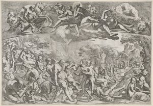 Allegorie van de herfst door Pietro Testa