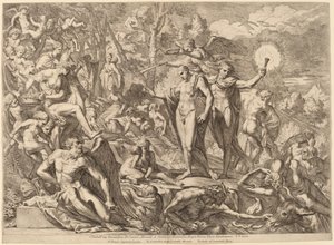 Parnassus door Pietro Testa