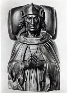 Beeld van Hendrik VII in Westminster Abbey (goud)