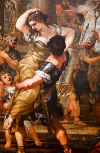De Verkrachting van de Sabijnen 1629 door Pietro da (1596 1669) Cortona