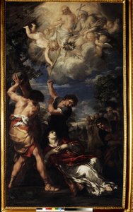 Het martelaarschap van Sint Stefanus door Pietro da (1596 1669) Cortona