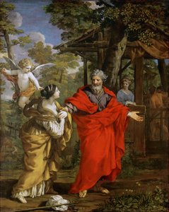 Terugkeer van Hagar door Pietro da Cortona