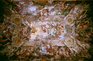 De glorie van de Barberini: De Triomf van de Goddelijke Voorzienigheid