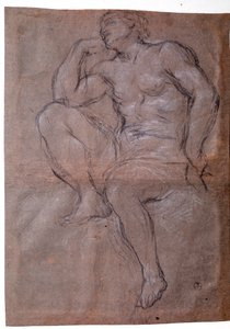 Jonge man, studie door Pietro da Cortona