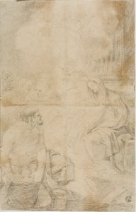 Aanbidding van de Herders door Pietro da Cortona
