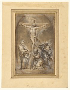 Christus aan het kruis met de Maagd Maria, Maria Magdalena en Johannes
