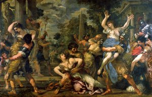 De Schaking van de Sabijnse Maagden door Pietro da Cortona
