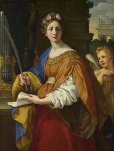 Sint Cecilia door Pietro da Cortona