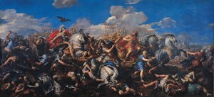 De slag van Alexander tegen Darius, 1644-1655