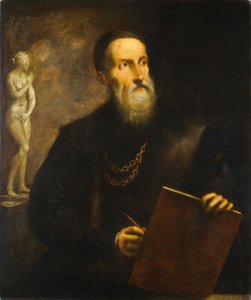 Denkbeeldig zelfportret van Titiaan door Pietro della Vecchia