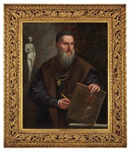Denkbeeldig Zelfportret van Titiaan