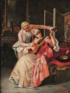 De muziekles door Pio Ricci