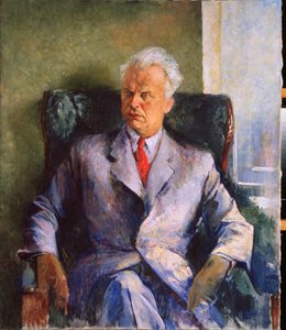Portret van de auteur, producent en regisseur van films Olexandr Dovzhenko