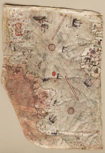 De Piri Reis wereldkaart, 1513 door Piri Reis