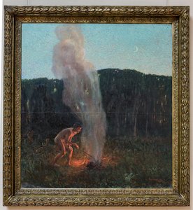 De rookkolom door Plinio Nomellini