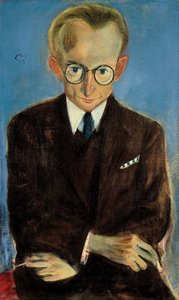 Portret van Paul Fechter 1880-1958 door Pol Cassel