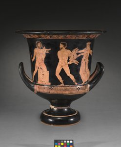 Lucaanse Calyx-Krater, circa 400 v.Chr. door Policoro Painter