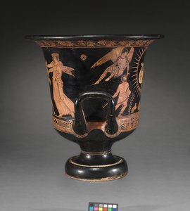 Lucanische Calyx-Krater door Policoro Painter