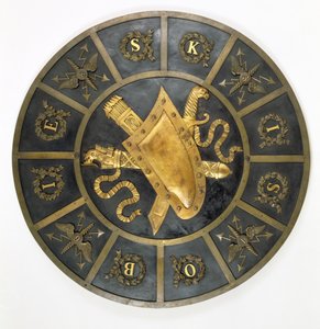 Schild ter ere van Koning Jan Sobieski III (1629-96) door Polish School